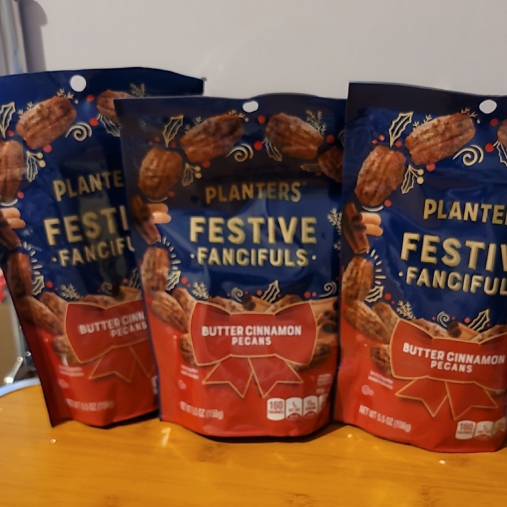 3ct Planters Festive Fancifuls Butter Cinnamon Pecans